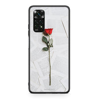 Thumbnail for Xiaomi Redmi Note 11 Pro 5G Red Rose θήκη από τη Smartfits με σχέδιο στο πίσω μέρος και μαύρο περίβλημα | Smartphone case with colorful back and black bezels by Smartfits