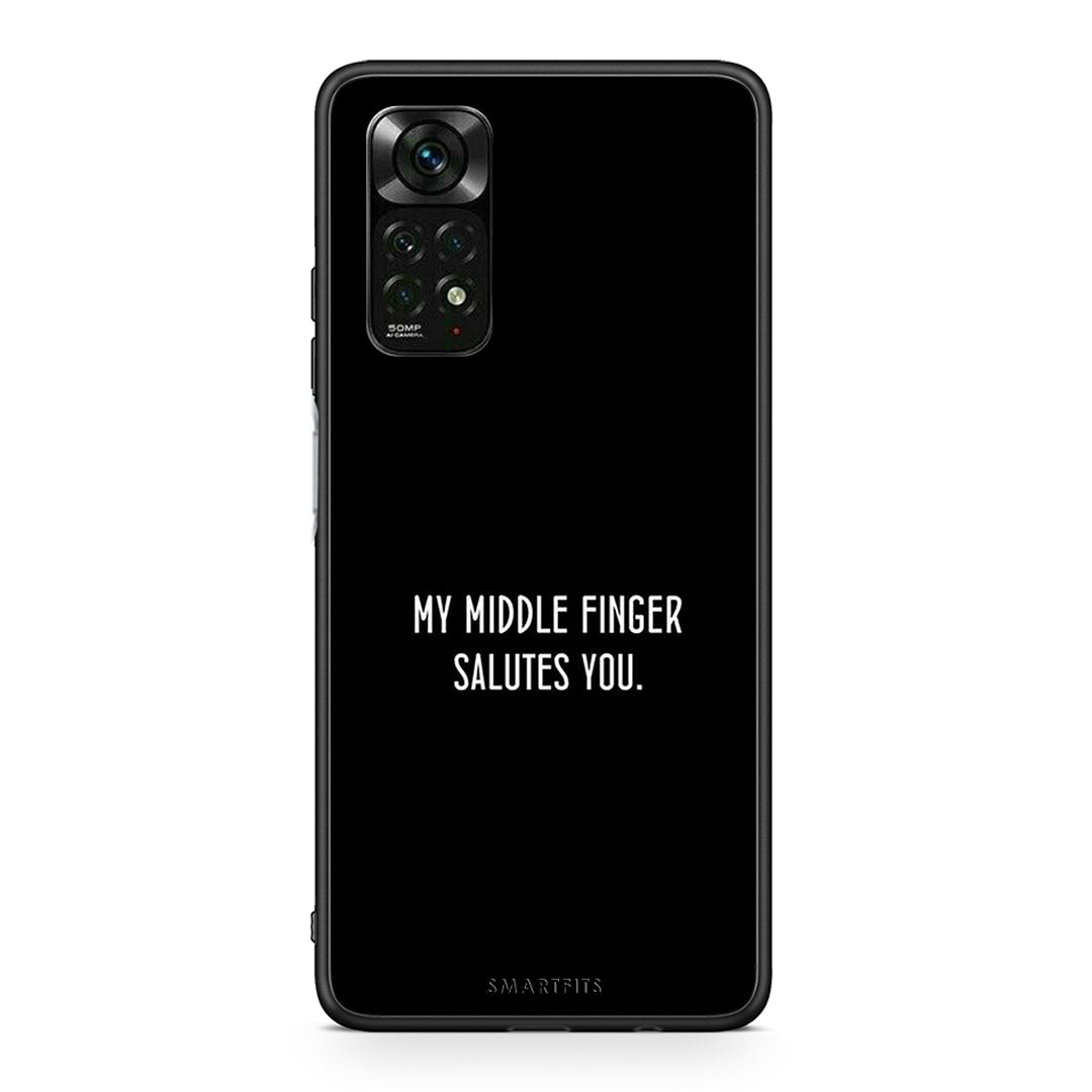 Xiaomi Redmi Note 11 Pro 5G Salute θήκη από τη Smartfits με σχέδιο στο πίσω μέρος και μαύρο περίβλημα | Smartphone case with colorful back and black bezels by Smartfits