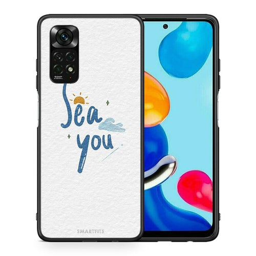 Θήκη Xiaomi Redmi Note 11 Pro 5G Sea You από τη Smartfits με σχέδιο στο πίσω μέρος και μαύρο περίβλημα | Xiaomi Redmi Note 11 Pro 5G Sea You case with colorful back and black bezels