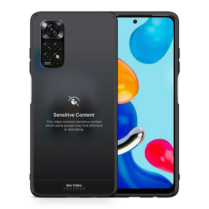 Θήκη Xiaomi Redmi Note 12 Pro 4G Sensitive Content από τη Smartfits με σχέδιο στο πίσω μέρος και μαύρο περίβλημα | Xiaomi Redmi Note 12 Pro 4G Sensitive Content case with colorful back and black bezels