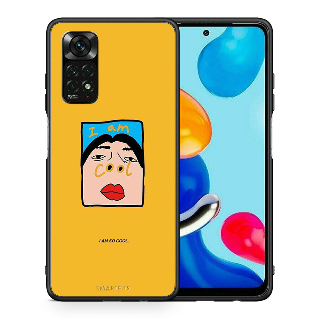 Θήκη Αγίου Βαλεντίνου Xiaomi Redmi Note 11 Pro 5G So Cool από τη Smartfits με σχέδιο στο πίσω μέρος και μαύρο περίβλημα | Xiaomi Redmi Note 11 Pro 5G So Cool case with colorful back and black bezels