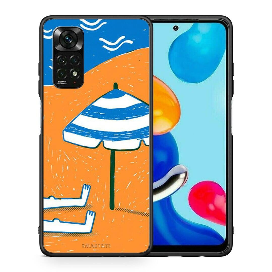 Θήκη Xiaomi Redmi Note 12 Pro 4G Summering από τη Smartfits με σχέδιο στο πίσω μέρος και μαύρο περίβλημα | Xiaomi Redmi Note 12 Pro 4G Summering case with colorful back and black bezels