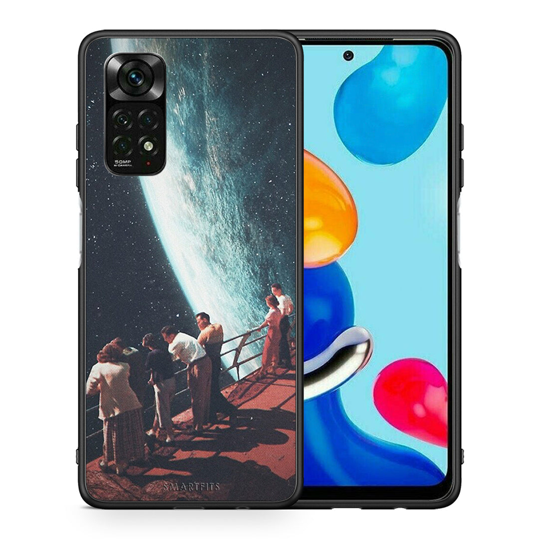 Θήκη Xiaomi Redmi Note 11 Pro 5G Surreal View από τη Smartfits με σχέδιο στο πίσω μέρος και μαύρο περίβλημα | Xiaomi Redmi Note 11 Pro 5G Surreal View case with colorful back and black bezels