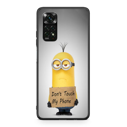 4 - Xiaomi Redmi Note 12 Pro 4G Minion Text case, cover, bumper