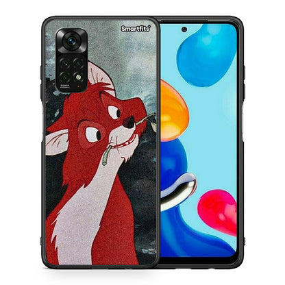 Θήκη Xiaomi Redmi Note 11 Pro 5G Tod And Vixey Love 1 από τη Smartfits με σχέδιο στο πίσω μέρος και μαύρο περίβλημα | Xiaomi Redmi Note 11 Pro 5G Tod And Vixey Love 1 case with colorful back and black bezels