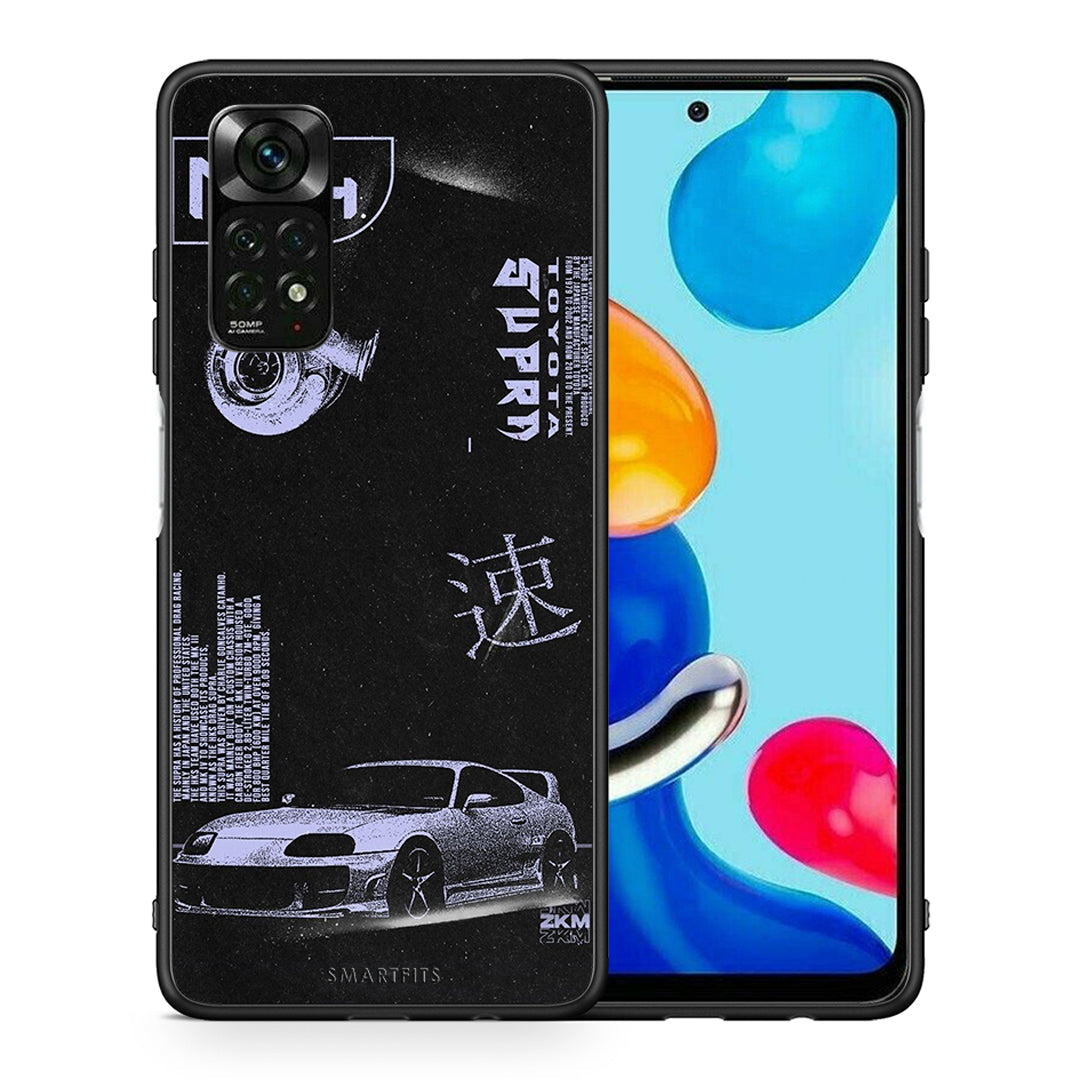 Θήκη Αγίου Βαλεντίνου Xiaomi Redmi Note 12 Pro 4G Tokyo Drift από τη Smartfits με σχέδιο στο πίσω μέρος και μαύρο περίβλημα | Xiaomi Redmi Note 12 Pro 4G Tokyo Drift case with colorful back and black bezels