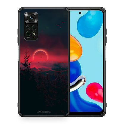 Θήκη Xiaomi Redmi Note 12 Pro 4G Tropic Sunset από τη Smartfits με σχέδιο στο πίσω μέρος και μαύρο περίβλημα | Xiaomi Redmi Note 12 Pro 4G Tropic Sunset case with colorful back and black bezels