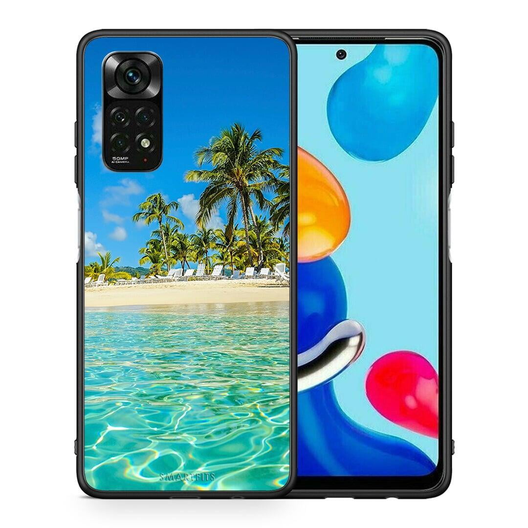 Θήκη Xiaomi Redmi Note 12 Pro 4G Tropical Vibes από τη Smartfits με σχέδιο στο πίσω μέρος και μαύρο περίβλημα | Xiaomi Redmi Note 12 Pro 4G Tropical Vibes case with colorful back and black bezels