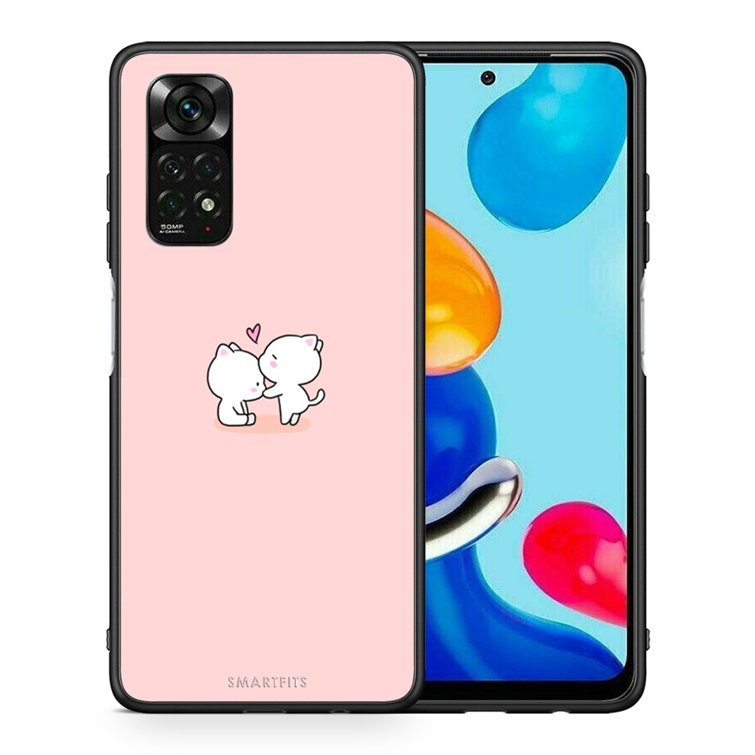 Θήκη Xiaomi Redmi Note 12 Pro 4G Valentine Love από τη Smartfits με σχέδιο στο πίσω μέρος και μαύρο περίβλημα | Xiaomi Redmi Note 12 Pro 4G Valentine Love case with colorful back and black bezels