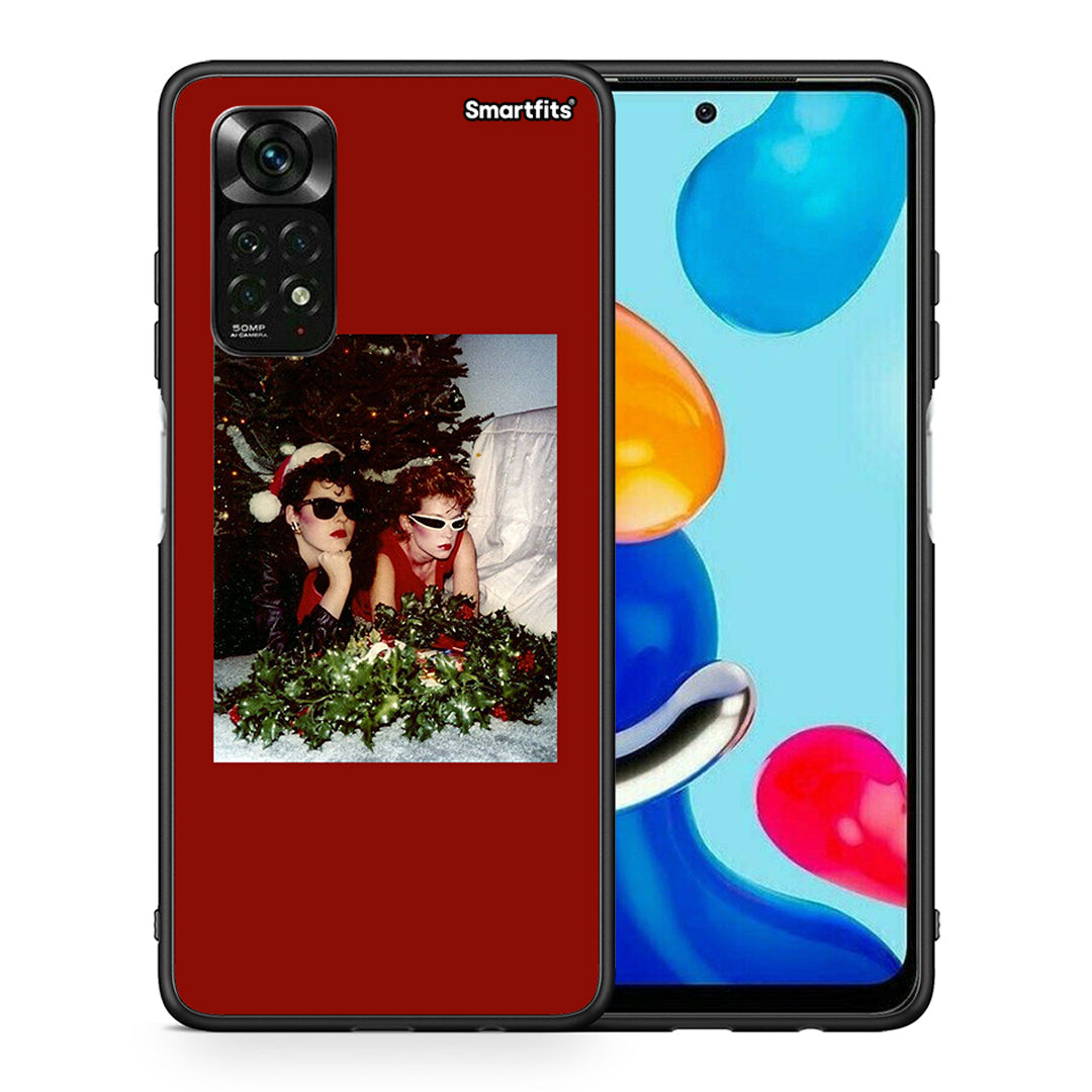 Θήκη Xiaomi Redmi Note 12 Pro 4G Waiting For Xmas από τη Smartfits με σχέδιο στο πίσω μέρος και μαύρο περίβλημα | Xiaomi Redmi Note 12 Pro 4G Waiting For Xmas case with colorful back and black bezels