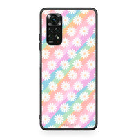 Thumbnail for Xiaomi Redmi Note 12 Pro 4G White Daisies θήκη από τη Smartfits με σχέδιο στο πίσω μέρος και μαύρο περίβλημα | Smartphone case with colorful back and black bezels by Smartfits