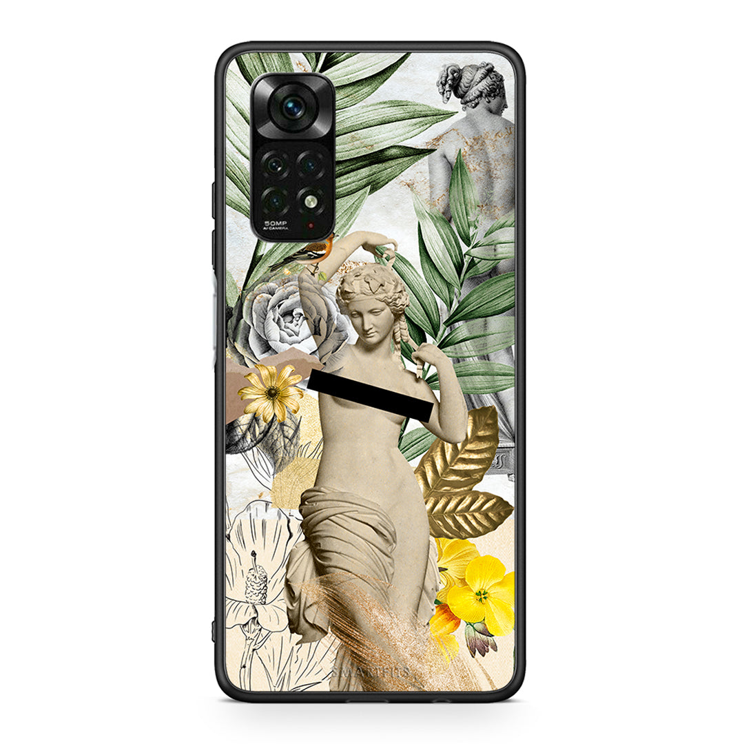 Xiaomi Redmi Note 11 Pro 5G Woman Statue θήκη από τη Smartfits με σχέδιο στο πίσω μέρος και μαύρο περίβλημα | Smartphone case with colorful back and black bezels by Smartfits