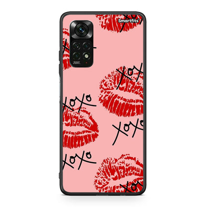 Xiaomi Redmi Note 11 Pro 5G XOXO Lips θήκη από τη Smartfits με σχέδιο στο πίσω μέρος και μαύρο περίβλημα | Smartphone case with colorful back and black bezels by Smartfits