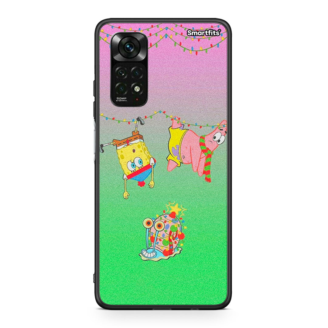 Xiaomi Redmi Note 11 Pro 5G Xmas Lights θήκη από τη Smartfits με σχέδιο στο πίσω μέρος και μαύρο περίβλημα | Smartphone case with colorful back and black bezels by Smartfits