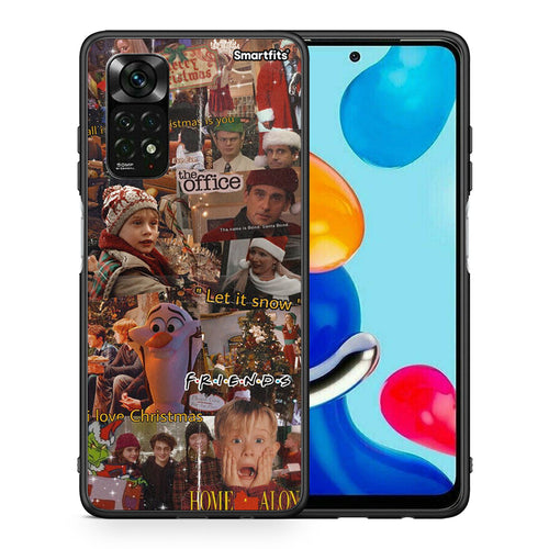 Θήκη Xiaomi Redmi Note 12 Pro 4G Xmas Wishes από τη Smartfits με σχέδιο στο πίσω μέρος και μαύρο περίβλημα | Xiaomi Redmi Note 12 Pro 4G Xmas Wishes case with colorful back and black bezels