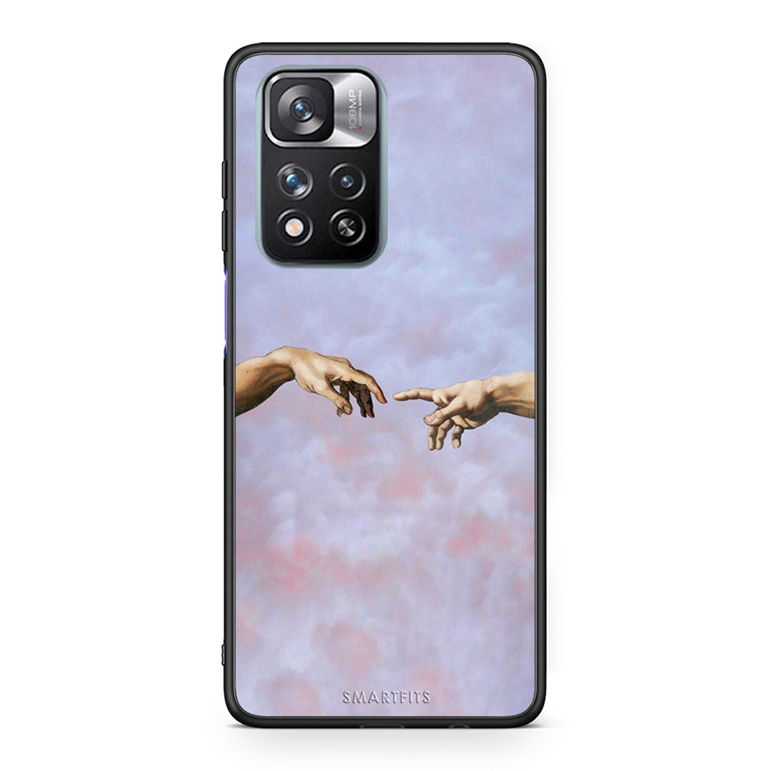 Xiaomi Redmi Note 11 Pro/11 Pro+ Adam Hand θήκη από τη Smartfits με σχέδιο στο πίσω μέρος και μαύρο περίβλημα | Smartphone case with colorful back and black bezels by Smartfits