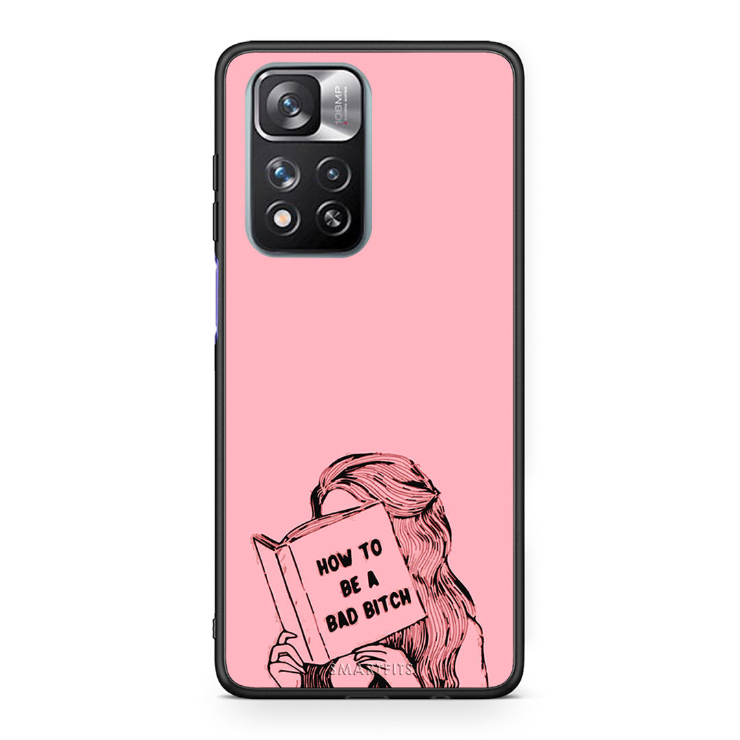 Xiaomi Redmi Note 11 Pro/11 Pro+ Bad Bitch θήκη από τη Smartfits με σχέδιο στο πίσω μέρος και μαύρο περίβλημα | Smartphone case with colorful back and black bezels by Smartfits
