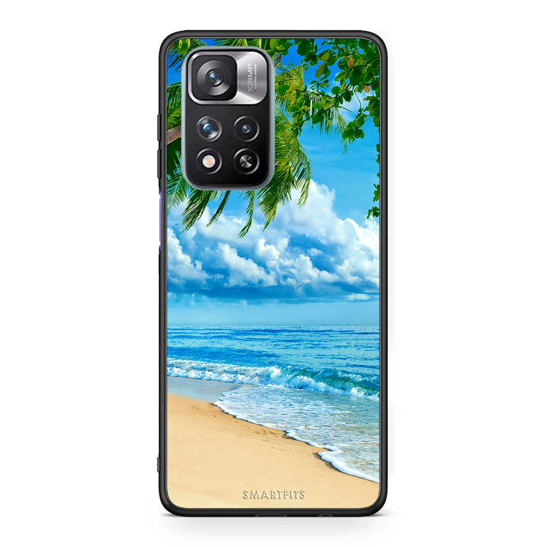Xiaomi Redmi Note 11 Pro/11 Pro+ Beautiful Beach θήκη από τη Smartfits με σχέδιο στο πίσω μέρος και μαύρο περίβλημα | Smartphone case with colorful back and black bezels by Smartfits