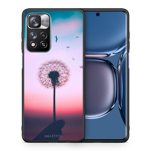 Θήκη Xiaomi Redmi Note 11 Pro/11 Pro+ Wish Boho από τη Smartfits με σχέδιο στο πίσω μέρος και μαύρο περίβλημα | Xiaomi Redmi Note 11 Pro/11 Pro+ Wish Boho case with colorful back and black bezels
