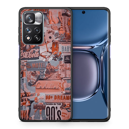 Θήκη Xiaomi Redmi Note 11 Pro/11 Pro+ Born In 90s από τη Smartfits με σχέδιο στο πίσω μέρος και μαύρο περίβλημα | Xiaomi Redmi Note 11 Pro/11 Pro+ Born In 90s case with colorful back and black bezels
