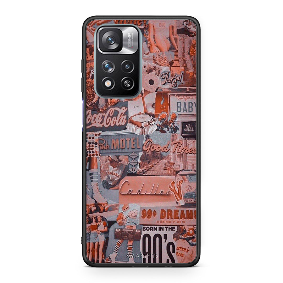 Xiaomi Redmi Note 11 Pro/11 Pro+ Born In 90s θήκη από τη Smartfits με σχέδιο στο πίσω μέρος και μαύρο περίβλημα | Smartphone case with colorful back and black bezels by Smartfits