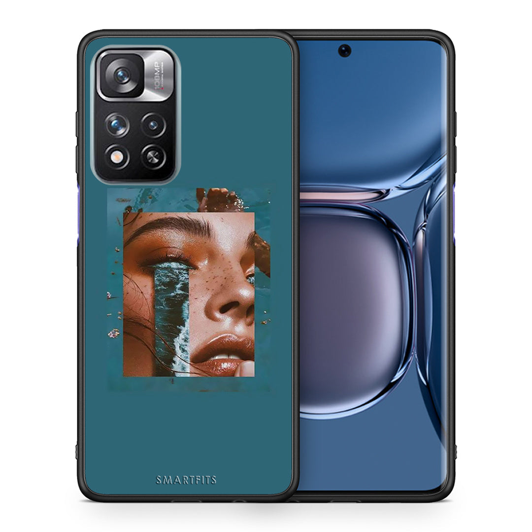 Θήκη Xiaomi Redmi Note 11 Pro/11 Pro+ Cry An Ocean από τη Smartfits με σχέδιο στο πίσω μέρος και μαύρο περίβλημα | Xiaomi Redmi Note 11 Pro/11 Pro+ Cry An Ocean case with colorful back and black bezels