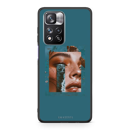 Xiaomi Redmi Note 11 Pro/11 Pro+ Cry An Ocean θήκη από τη Smartfits με σχέδιο στο πίσω μέρος και μαύρο περίβλημα | Smartphone case with colorful back and black bezels by Smartfits