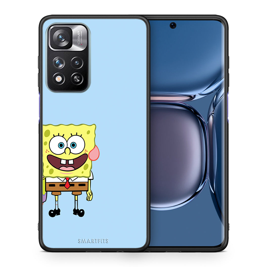 Θήκη Xiaomi Redmi Note 11 Pro/11 Pro+ Friends Bob από τη Smartfits με σχέδιο στο πίσω μέρος και μαύρο περίβλημα | Xiaomi Redmi Note 11 Pro/11 Pro+ Friends Bob case with colorful back and black bezels