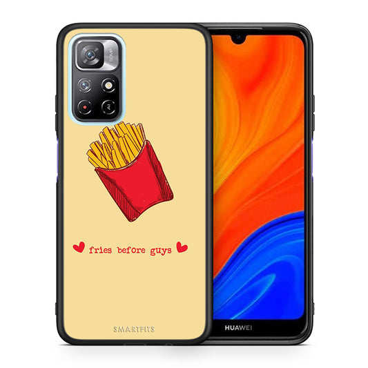Θήκη Αγίου Βαλεντίνου Xiaomi Redmi Note 11 Pro / 11 Pro+ Fries Before Guys από τη Smartfits με σχέδιο στο πίσω μέρος και μαύρο περίβλημα | Xiaomi Redmi Note 11 Pro / 11 Pro+ Fries Before Guys case with colorful back and black bezels