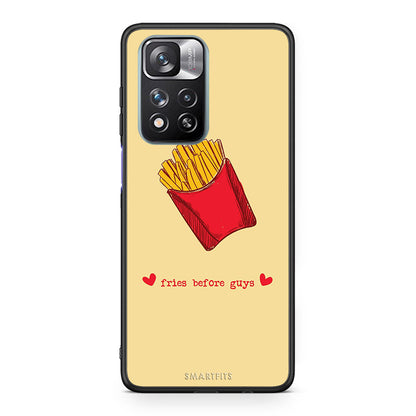 Xiaomi Redmi Note 11 Pro / 11 Pro+ Fries Before Guys Θήκη Αγίου Βαλεντίνου από τη Smartfits με σχέδιο στο πίσω μέρος και μαύρο περίβλημα | Smartphone case with colorful back and black bezels by Smartfits