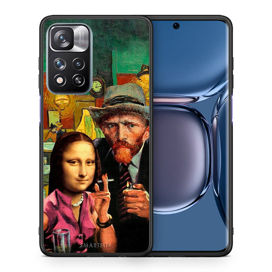 Θήκη Xiaomi Redmi Note 11 Pro/11 Pro+ Funny Art από τη Smartfits με σχέδιο στο πίσω μέρος και μαύρο περίβλημα | Xiaomi Redmi Note 11 Pro/11 Pro+ Funny Art case with colorful back and black bezels