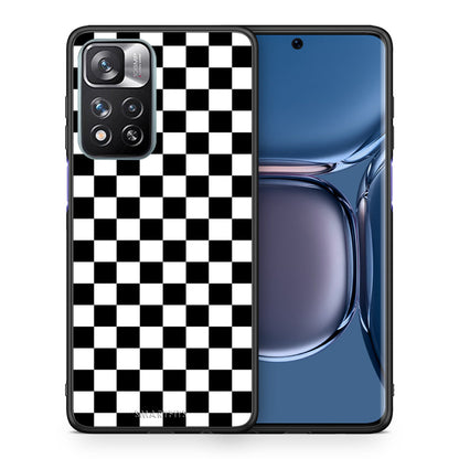 Θήκη Xiaomi Redmi Note 11 Pro/11 Pro+ Squares Geometric από τη Smartfits με σχέδιο στο πίσω μέρος και μαύρο περίβλημα | Xiaomi Redmi Note 11 Pro/11 Pro+ Squares Geometric case with colorful back and black bezels