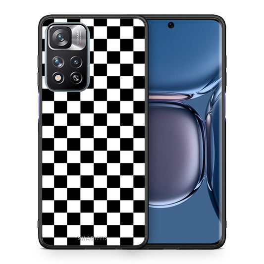 Θήκη Xiaomi Redmi Note 11 Pro/11 Pro+ Squares Geometric από τη Smartfits με σχέδιο στο πίσω μέρος και μαύρο περίβλημα | Xiaomi Redmi Note 11 Pro/11 Pro+ Squares Geometric case with colorful back and black bezels