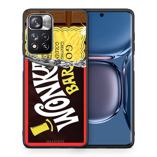 Θήκη Xiaomi Redmi Note 11 Pro/11 Pro+ Golden Ticket από τη Smartfits με σχέδιο στο πίσω μέρος και μαύρο περίβλημα | Xiaomi Redmi Note 11 Pro/11 Pro+ Golden Ticket case with colorful back and black bezels