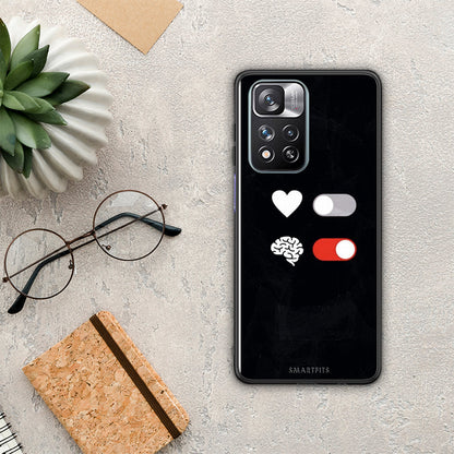Heart Vs Brain - Xiaomi Redmi Note 11 Pro+ 5G θήκη