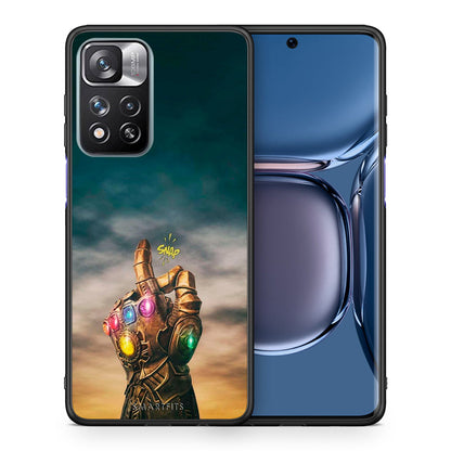 Θήκη Xiaomi Redmi Note 11 Pro/11 Pro+ Infinity Snap από τη Smartfits με σχέδιο στο πίσω μέρος και μαύρο περίβλημα | Xiaomi Redmi Note 11 Pro/11 Pro+ Infinity Snap case with colorful back and black bezels