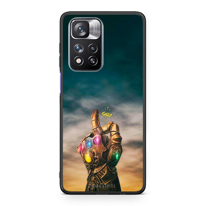 Xiaomi Redmi Note 11 Pro/11 Pro+ Infinity Snap θήκη από τη Smartfits με σχέδιο στο πίσω μέρος και μαύρο περίβλημα | Smartphone case with colorful back and black bezels by Smartfits