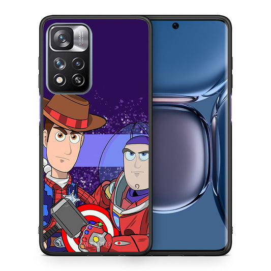 Θήκη Xiaomi Redmi Note 11 Pro/11 Pro+ Infinity Story από τη Smartfits με σχέδιο στο πίσω μέρος και μαύρο περίβλημα | Xiaomi Redmi Note 11 Pro/11 Pro+ Infinity Story case with colorful back and black bezels