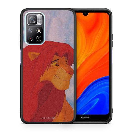 Θήκη Αγίου Βαλεντίνου Xiaomi Redmi Note 11 Pro / 11 Pro+ Lion Love 1 από τη Smartfits με σχέδιο στο πίσω μέρος και μαύρο περίβλημα | Xiaomi Redmi Note 11 Pro / 11 Pro+ Lion Love 1 case with colorful back and black bezels