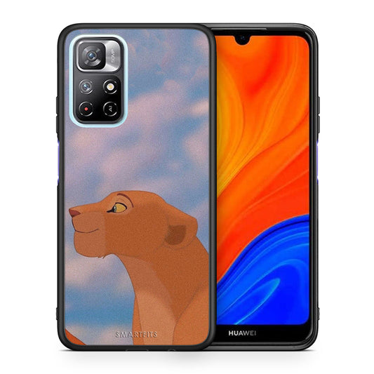 Θήκη Αγίου Βαλεντίνου Xiaomi Redmi Note 11 Pro / 11 Pro+ Lion Love 2 από τη Smartfits με σχέδιο στο πίσω μέρος και μαύρο περίβλημα | Xiaomi Redmi Note 11 Pro / 11 Pro+ Lion Love 2 case with colorful back and black bezels