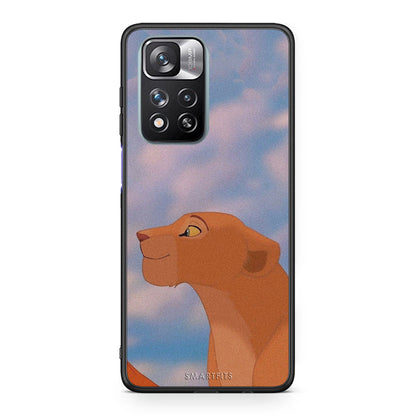 Xiaomi Redmi Note 11 Pro / 11 Pro+ Lion Love 2 Θήκη Αγίου Βαλεντίνου από τη Smartfits με σχέδιο στο πίσω μέρος και μαύρο περίβλημα | Smartphone case with colorful back and black bezels by Smartfits