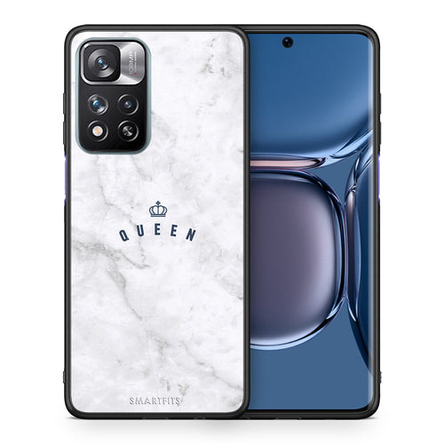 Θήκη Xiaomi Redmi Note 11 Pro/11 Pro+ Queen Marble από τη Smartfits με σχέδιο στο πίσω μέρος και μαύρο περίβλημα | Xiaomi Redmi Note 11 Pro/11 Pro+ Queen Marble case with colorful back and black bezels