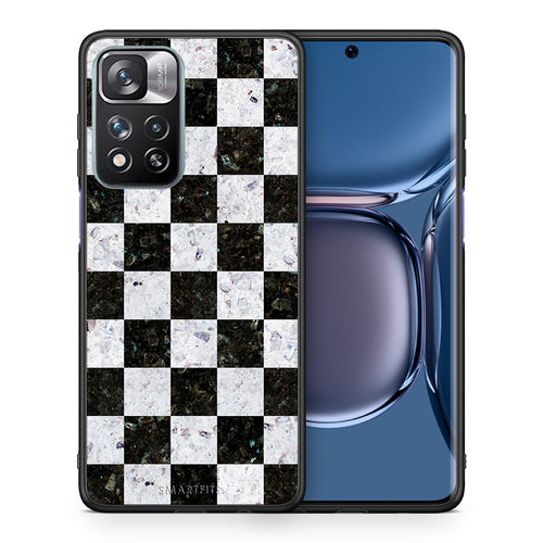 Θήκη Xiaomi Redmi Note 11 Pro/11 Pro+ Square Geometric Marble από τη Smartfits με σχέδιο στο πίσω μέρος και μαύρο περίβλημα | Xiaomi Redmi Note 11 Pro/11 Pro+ Square Geometric Marble case with colorful back and black bezels