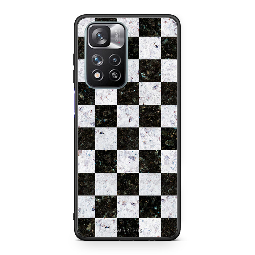 4 - Xiaomi Redmi Note 11 Pro/11 Pro+ Square Geometric Marble case, cover, bumper