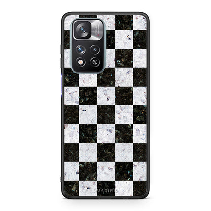 4 - Xiaomi Redmi Note 11 Pro/11 Pro+ Square Geometric Marble case, cover, bumper
