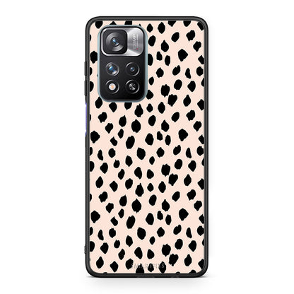 Xiaomi Redmi Note 11 Pro/11 Pro+ New Polka Dots θήκη από τη Smartfits με σχέδιο στο πίσω μέρος και μαύρο περίβλημα | Smartphone case with colorful back and black bezels by Smartfits
