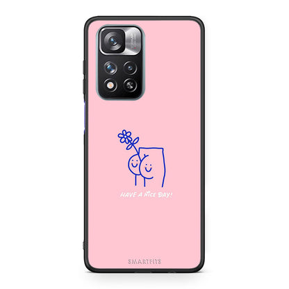 Xiaomi Redmi Note 11 Pro/11 Pro+ Nice Day θήκη από τη Smartfits με σχέδιο στο πίσω μέρος και μαύρο περίβλημα | Smartphone case with colorful back and black bezels by Smartfits