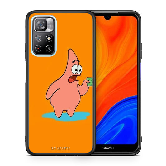 Θήκη Αγίου Βαλεντίνου Xiaomi Redmi Note 11 Pro / 11 Pro+ No Money 1 από τη Smartfits με σχέδιο στο πίσω μέρος και μαύρο περίβλημα | Xiaomi Redmi Note 11 Pro / 11 Pro+ No Money 1 case with colorful back and black bezels