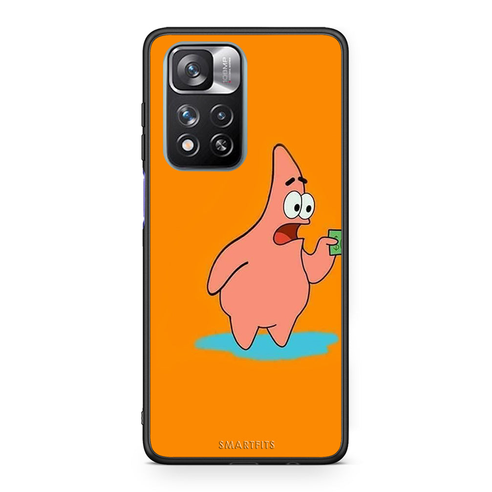 Xiaomi Redmi Note 11 Pro / 11 Pro+ No Money 1 Θήκη Αγίου Βαλεντίνου από τη Smartfits με σχέδιο στο πίσω μέρος και μαύρο περίβλημα | Smartphone case with colorful back and black bezels by Smartfits