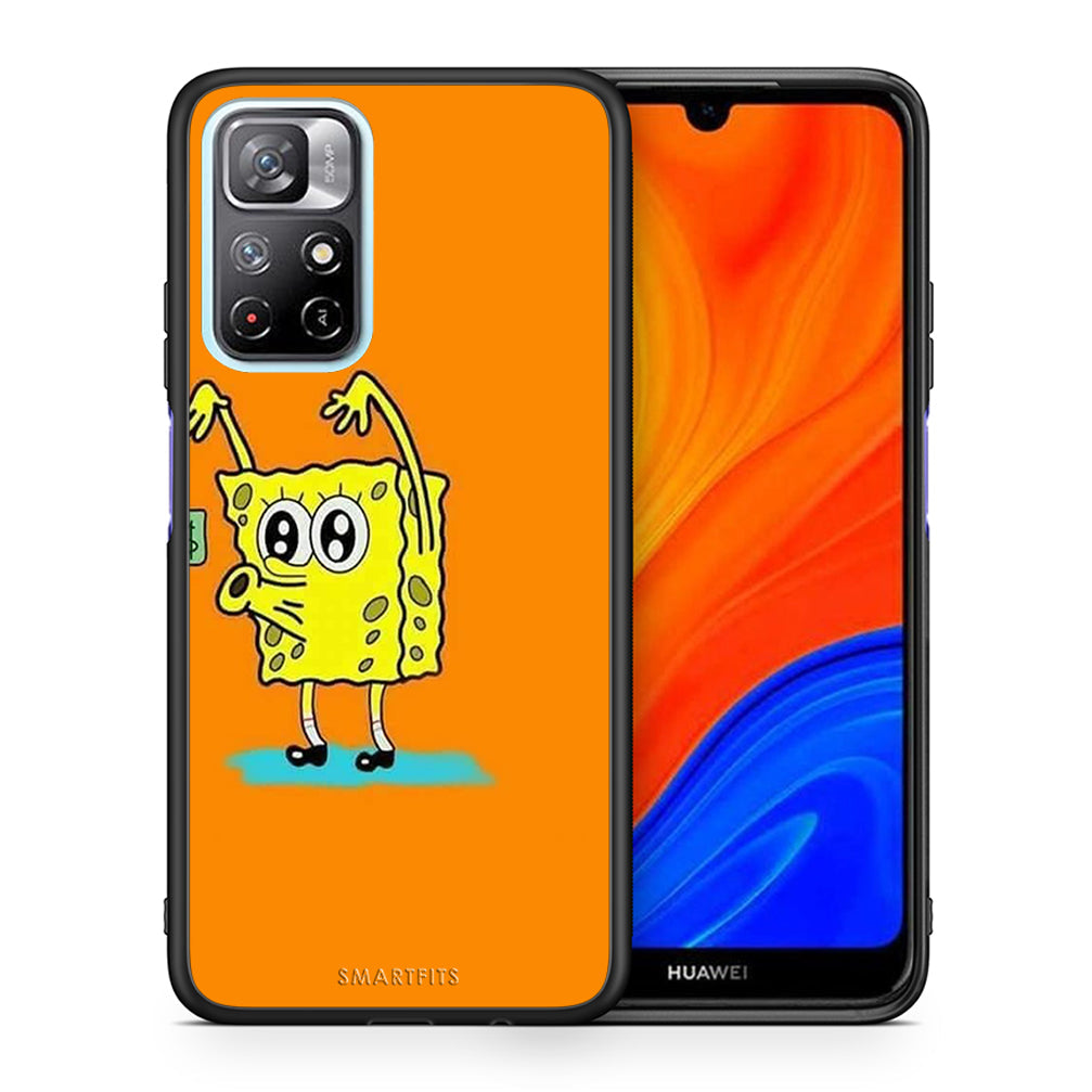 Θήκη Αγίου Βαλεντίνου Xiaomi Redmi Note 11 Pro / 11 Pro+ No Money 2 από τη Smartfits με σχέδιο στο πίσω μέρος και μαύρο περίβλημα | Xiaomi Redmi Note 11 Pro / 11 Pro+ No Money 2 case with colorful back and black bezels